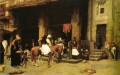 Une scène de rue au Caire orientalisme grec grec Jean Léon Gérôme